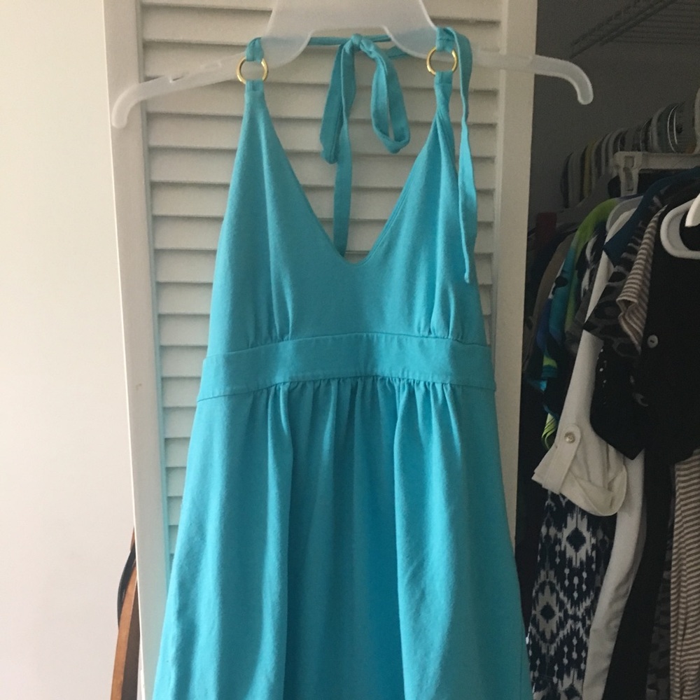 Light blue VS halter top dress